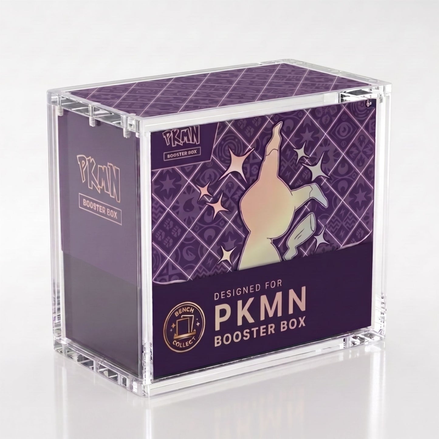 Bench Collect Pokemon Magnetic Stackable Booster Box Display Case