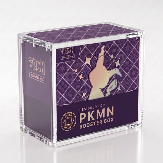 Bench Collect Pokemon Magnetic Stackable Booster Box Display Case