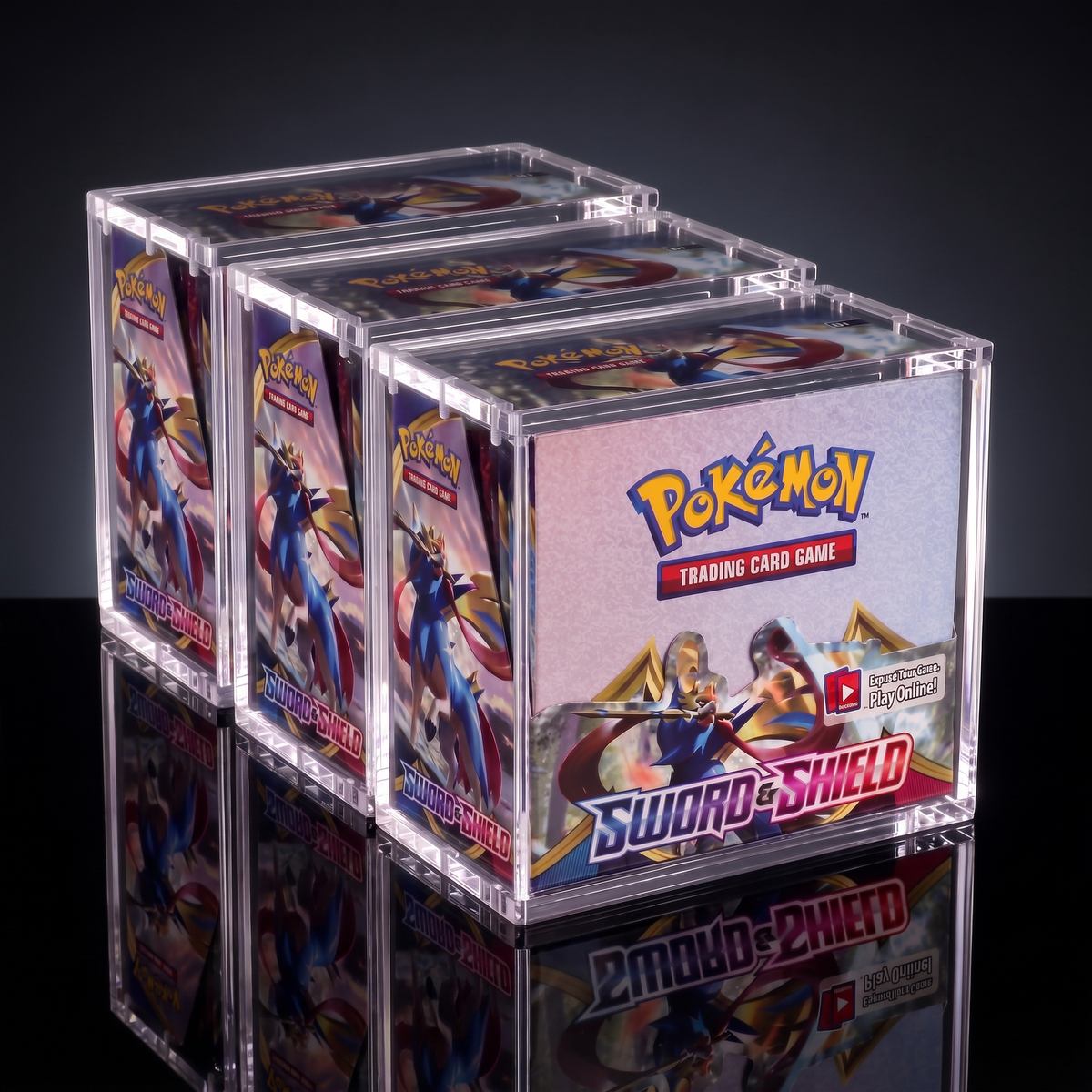 Pokemon Magnetic Stackable Booster Box Display Case