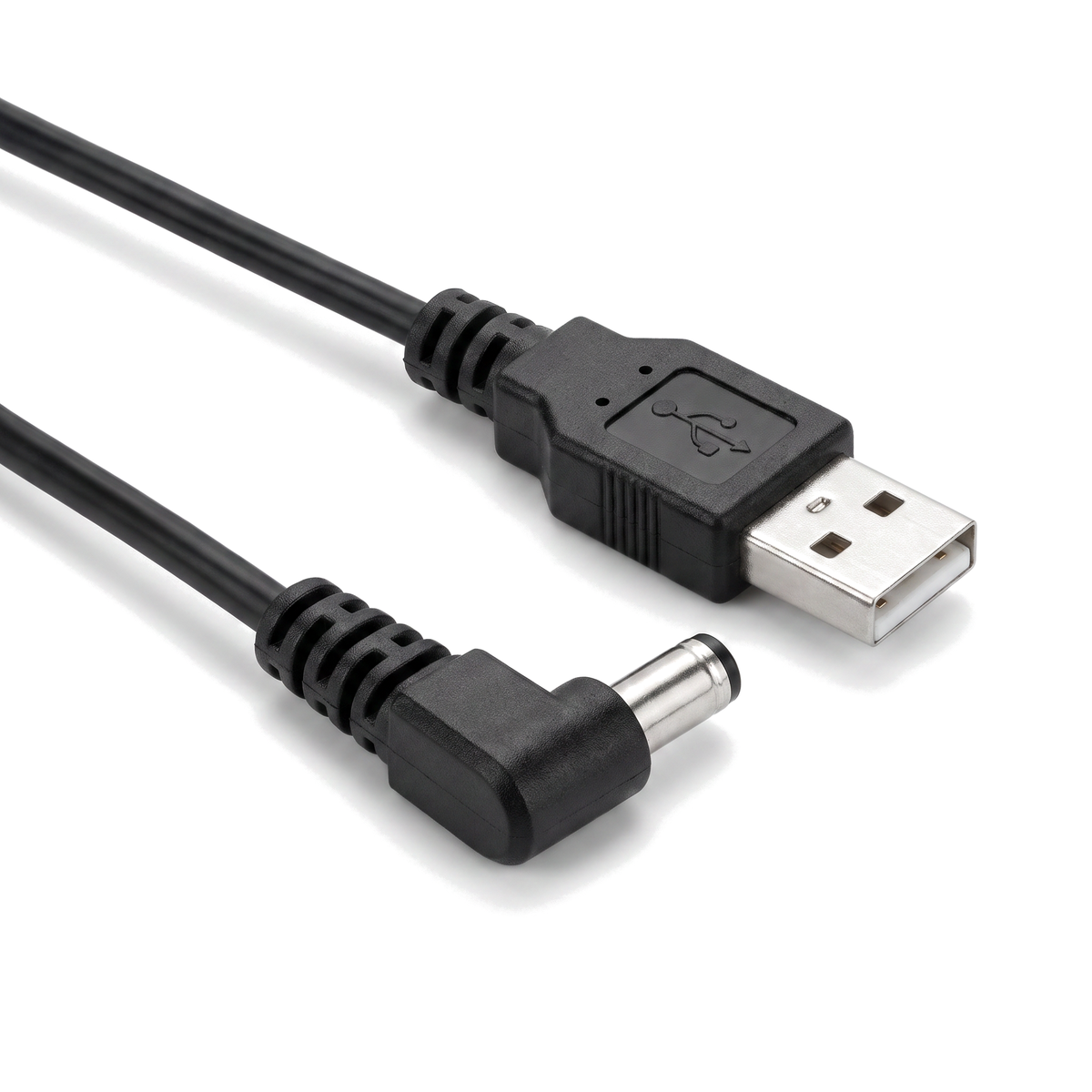 80" Power Cable for LED Stand, USB-A to DC Barrel Connector