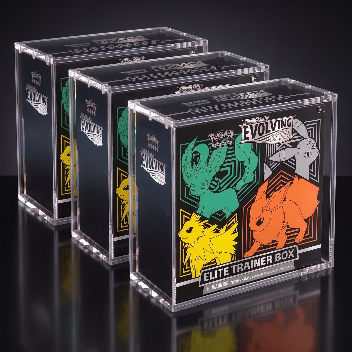 Pokemon Magnetic Stackable Elite Trainer Box (ETB) Display Case