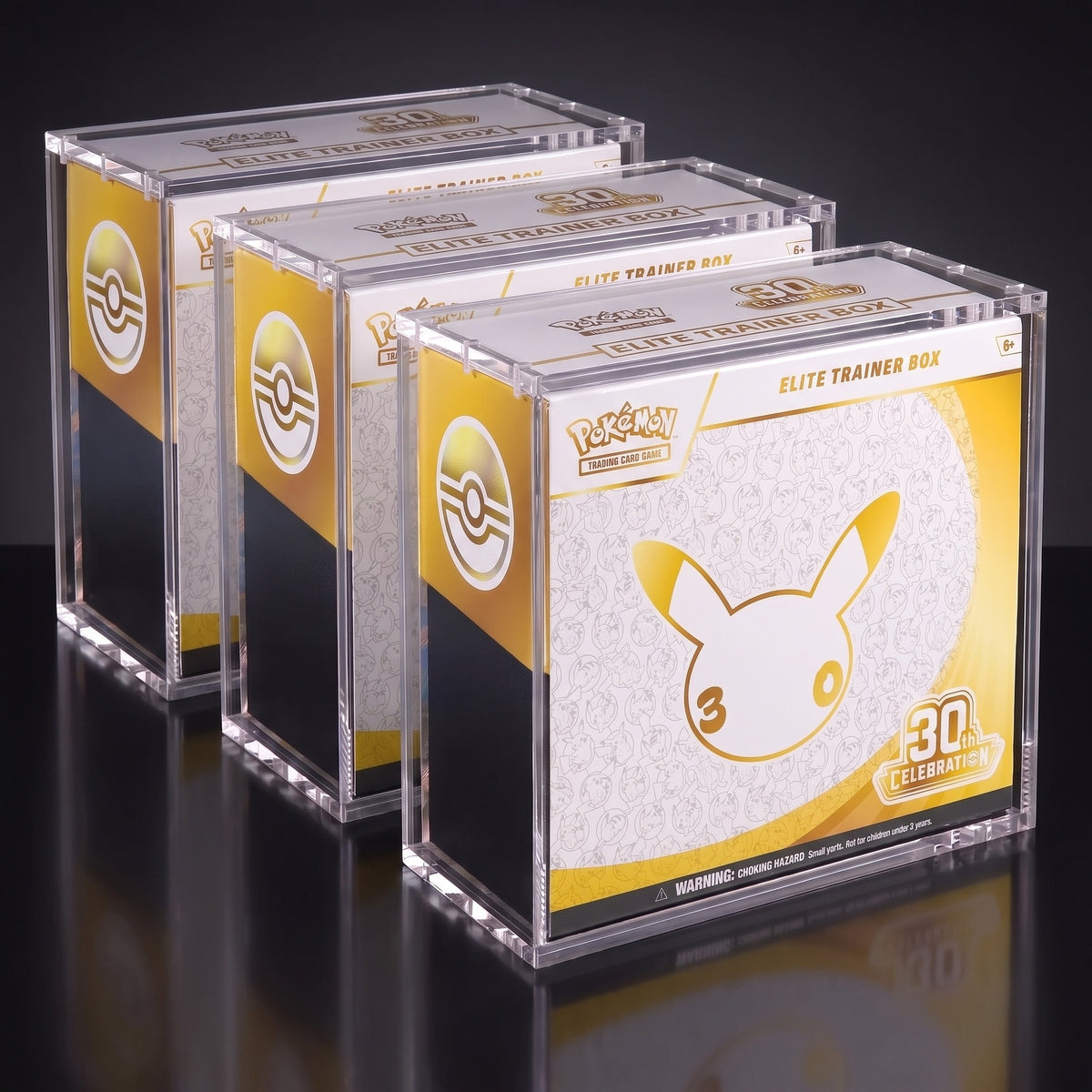 Pokemon Magnetic Stackable Elite Trainer Box (ETB) Display Case