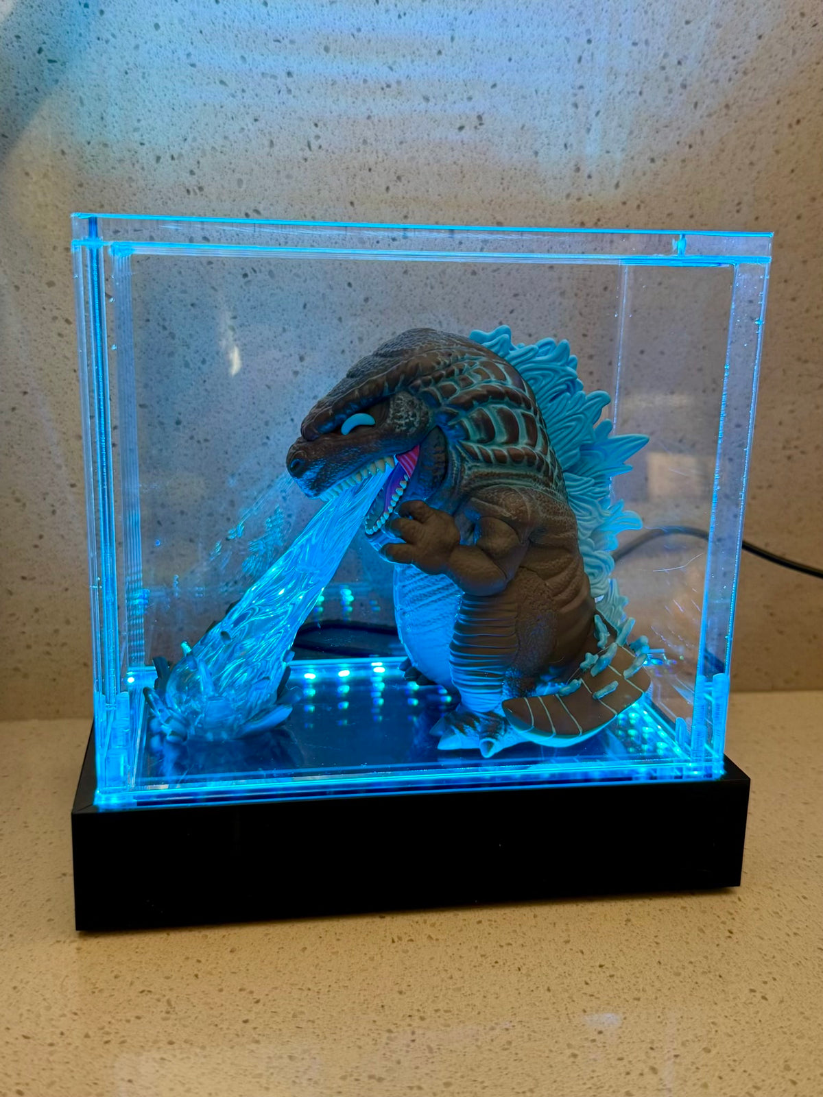 Pokemon Booster Box Display Case with LED Pedestal