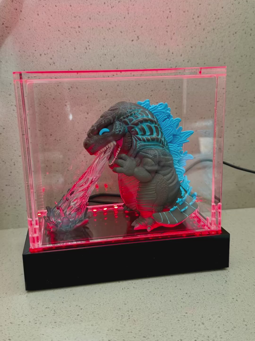Pokemon Booster Box Display Case with LED Pedestal