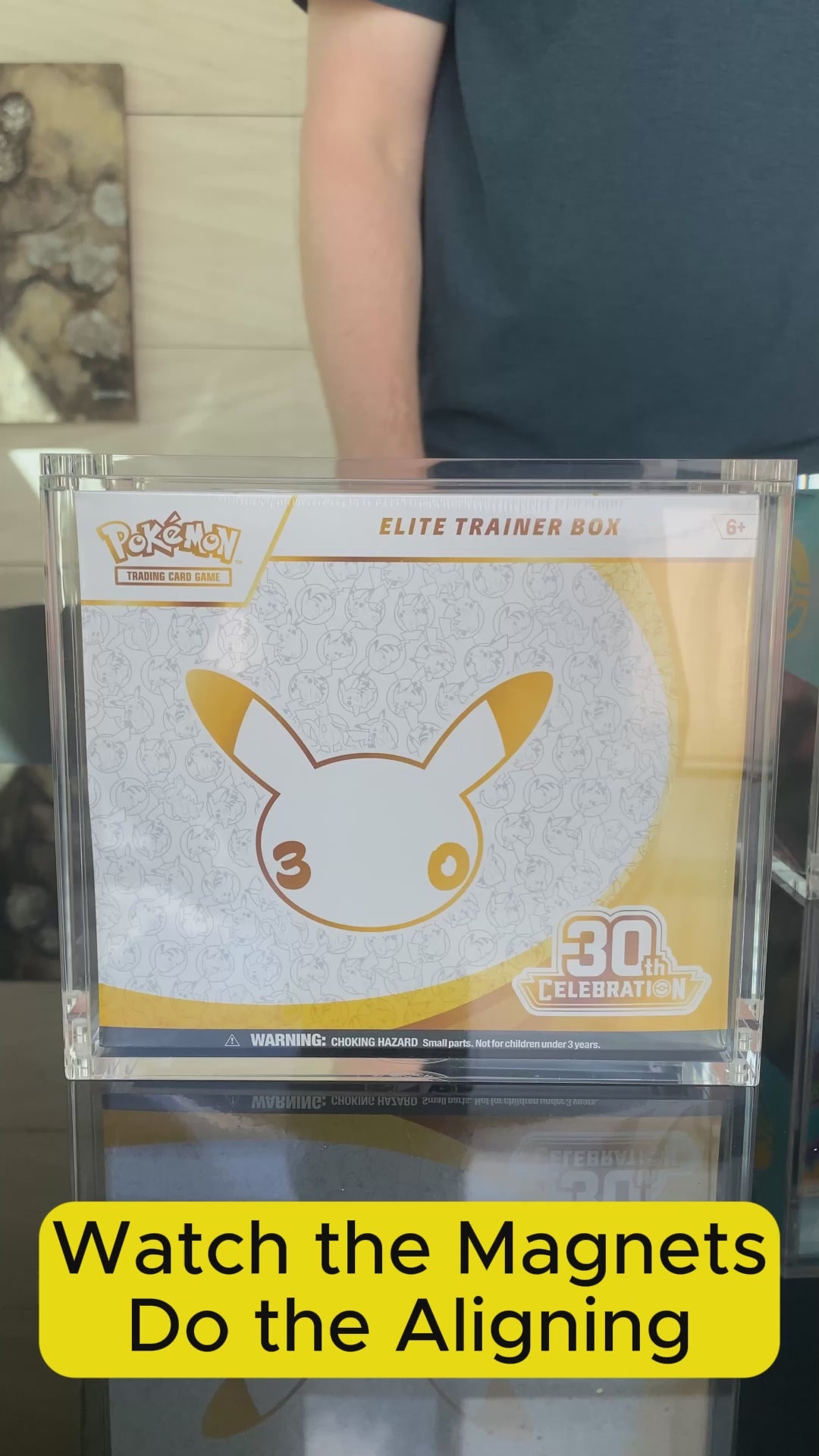 Pokemon Magnetic Stackable Elite Trainer Box (ETB) Display Case