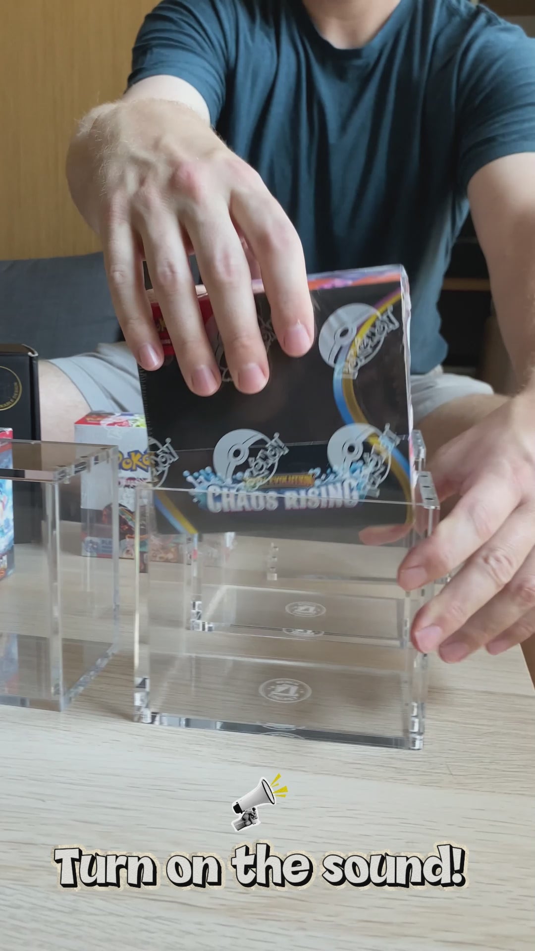 Pokemon Magnetic Stackable Booster Box Display Case